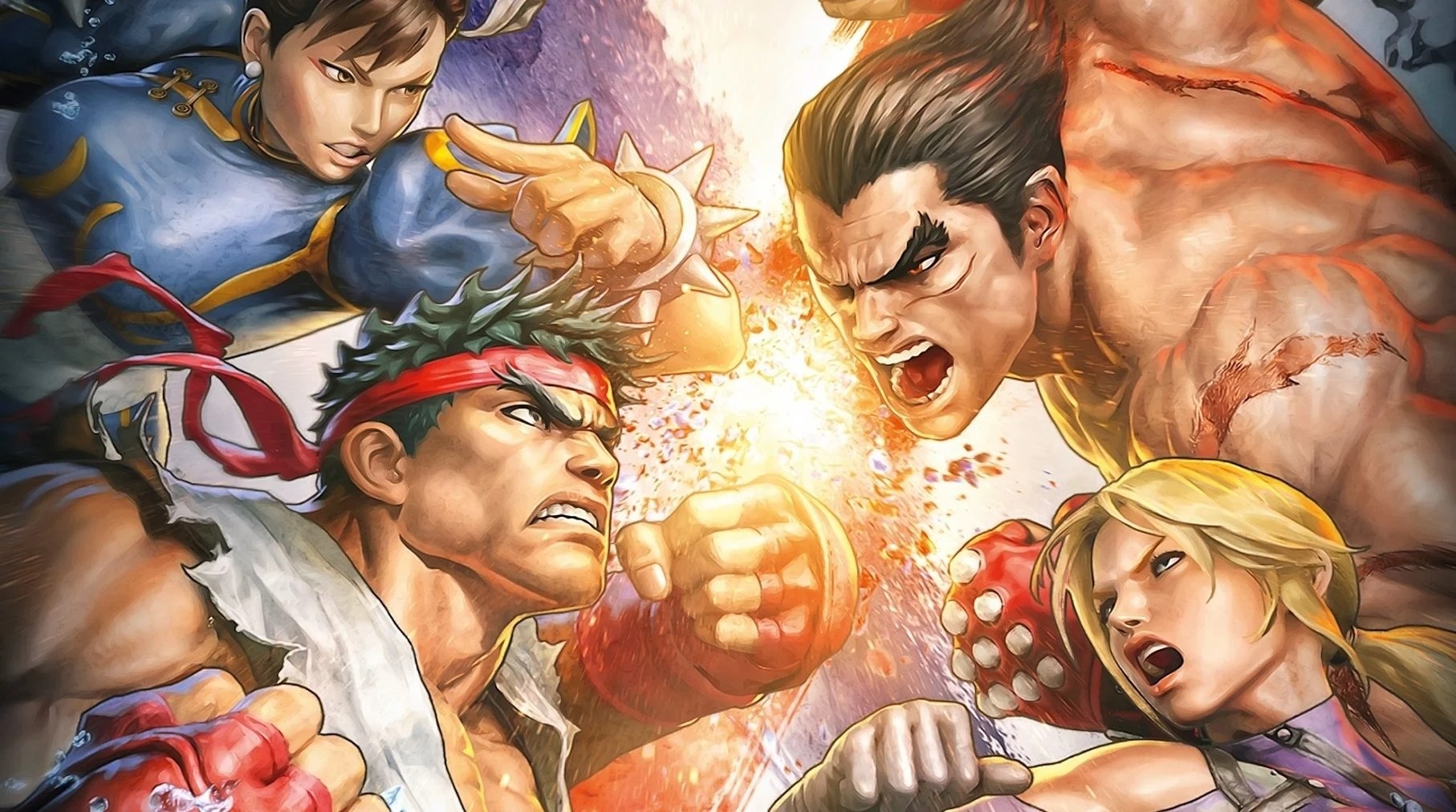 Illustration de couverture du jeu Street Fighter X Tekken
