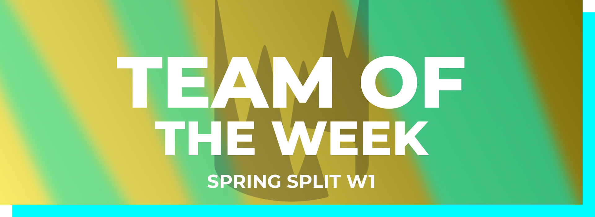 LEC Spring Split : Team Of The Week banner
