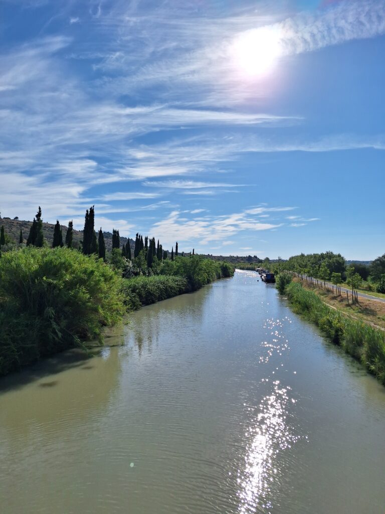 Voyage à vélo jour 6 : Colombiers - Pépieux (Canal des deux mers)