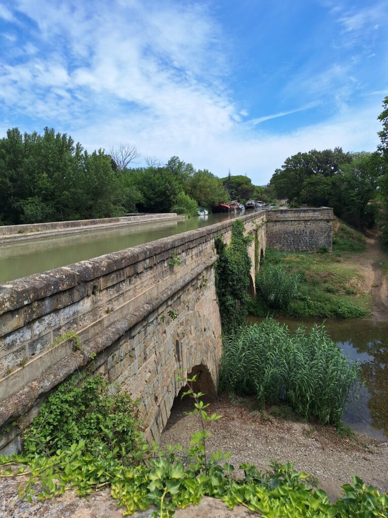 Voyage à vélo jour 6 : Colombiers - Pépieux (Canal des deux mers)